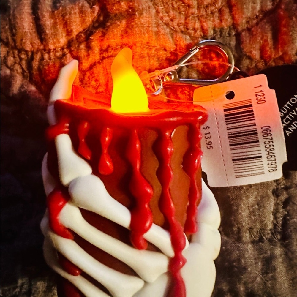 Light up flame sanitizer holder bbw